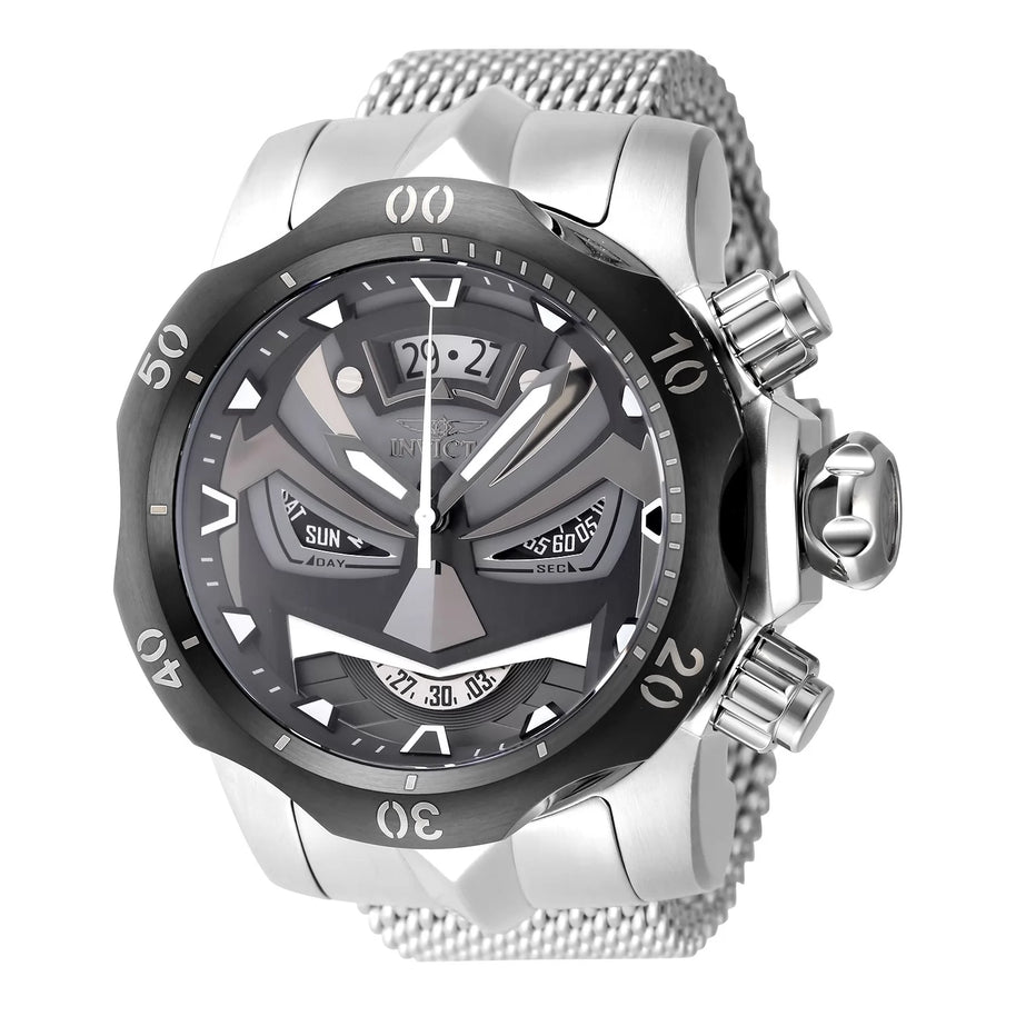 Invicta Men's 48169 Venom Quartz Multifunction Gunmetal, Black Dial Watch
