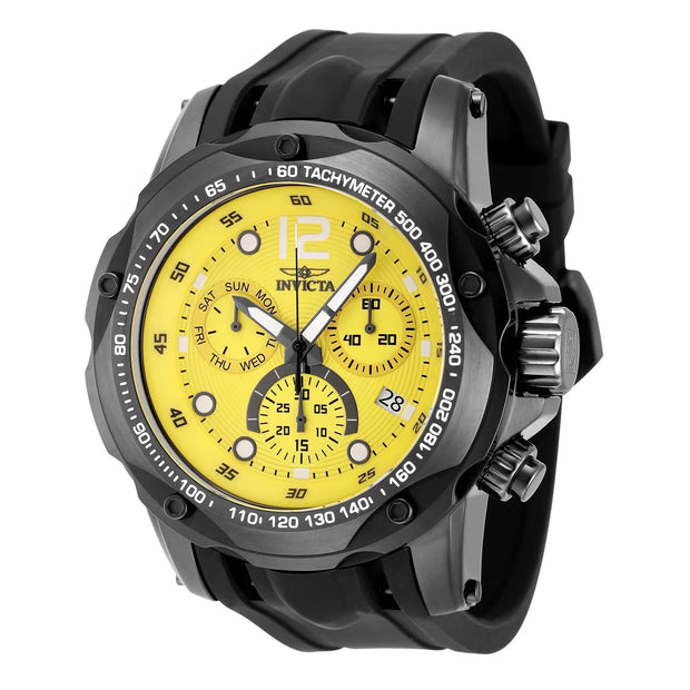 Invicta Men's 48908 Speedway Quartz Z60 FE Yellow Dial Watch