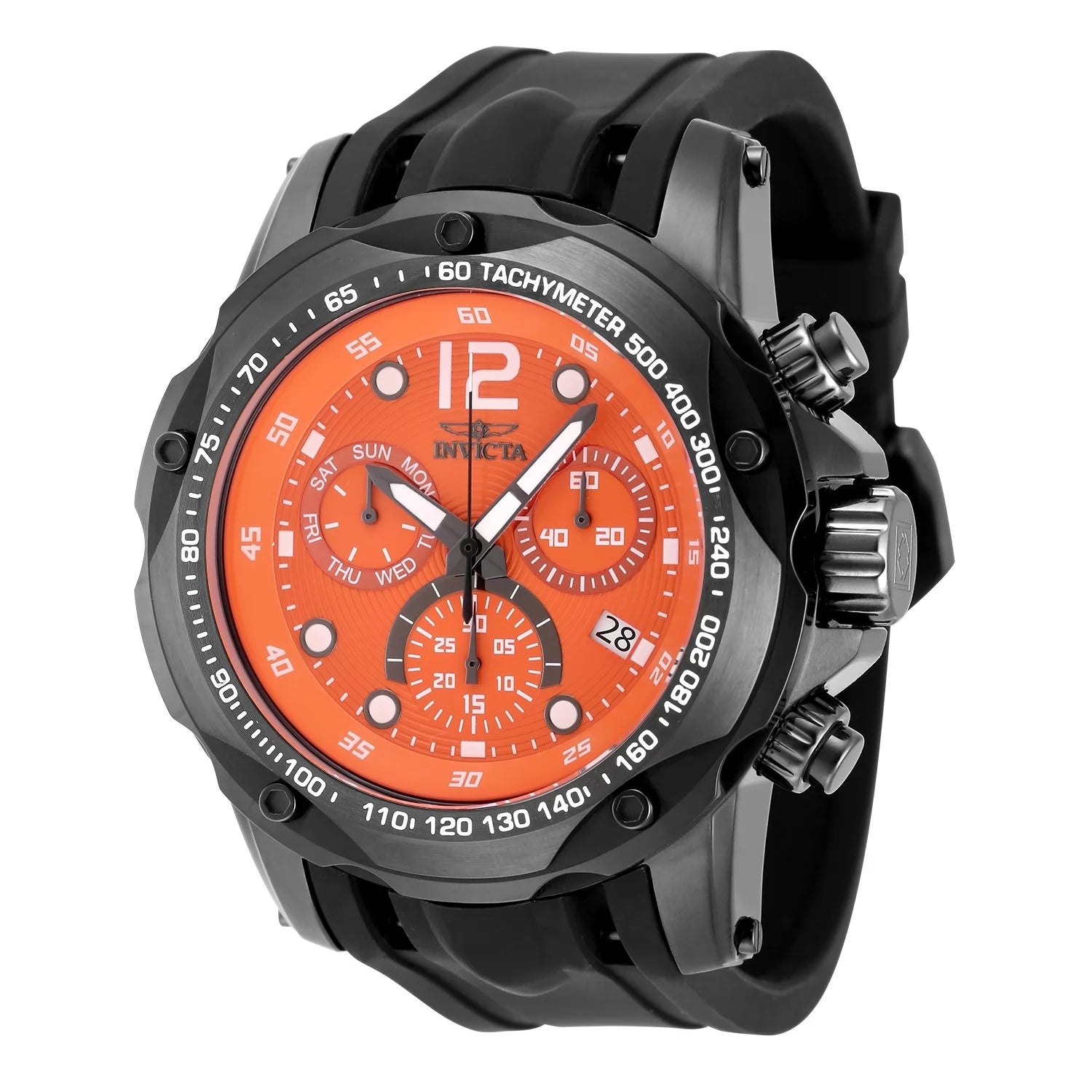 Invicta Men's 48909 Speedway Quartz Z60 FE Orange Dial Watch
