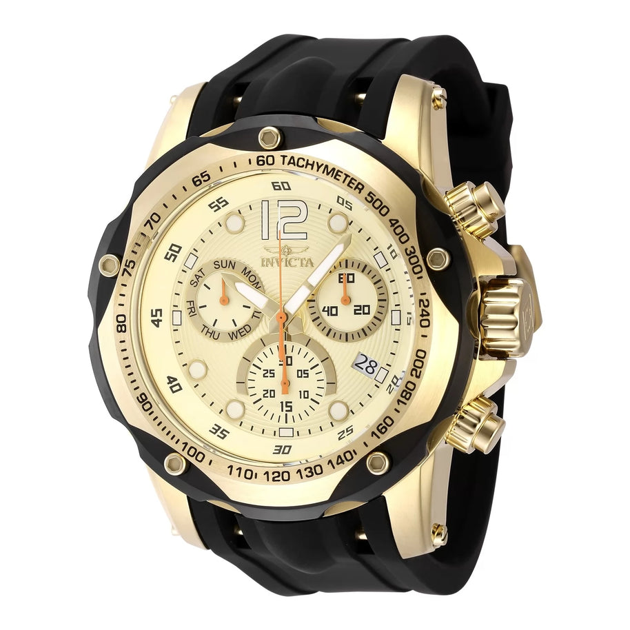 Invicta Men's 48910 Speedway Quartz Z60 FE Gold Dial Watch