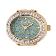 Invicta Women's 49602 Mini Quartz 2 Hand Green Dial Ring Watch