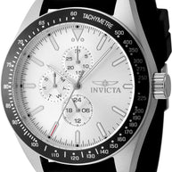 Invicta Men's 48855 Aviator Quartz VH67 Silver Dial Watch