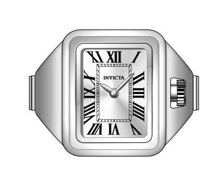 InvictaWomen's 49894 Mini Ring Watch Quartz PC10 Silver Dial Watch