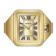 Invicta Women's 49895 Mini Quartz Gold Dial Ring Watch