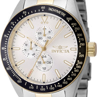 Invicta Men's 48861 Aviator Quartz VH67 Silver Dial Watch