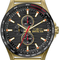 Invicta Men's 48871 Invicta Racing Quartz Chronograph Black Dial Watch