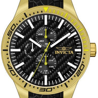 Invicta Men's 48873 Invicta Racing Quartz 3 Hand Black Dial Watch