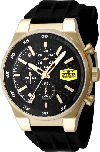 Invicta Men's 48875 Invicta Racing Quartz Chronograph Black Dial Watch