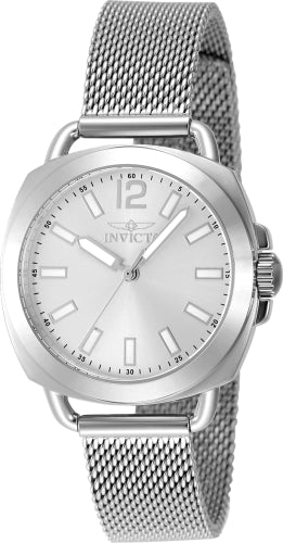 Invicta Women's 48915 Wildflower Quartz 3 Hand Silver Dial Watch
