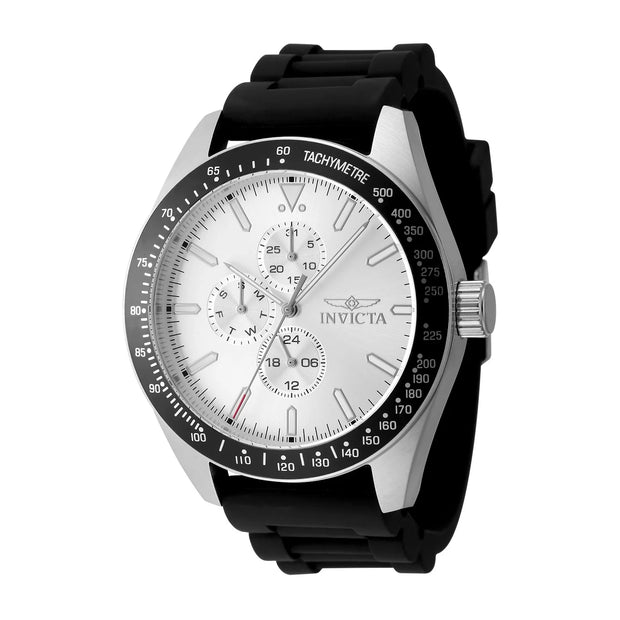 Invicta Men's 48855 Aviator Quartz VH67 Silver Dial Watch