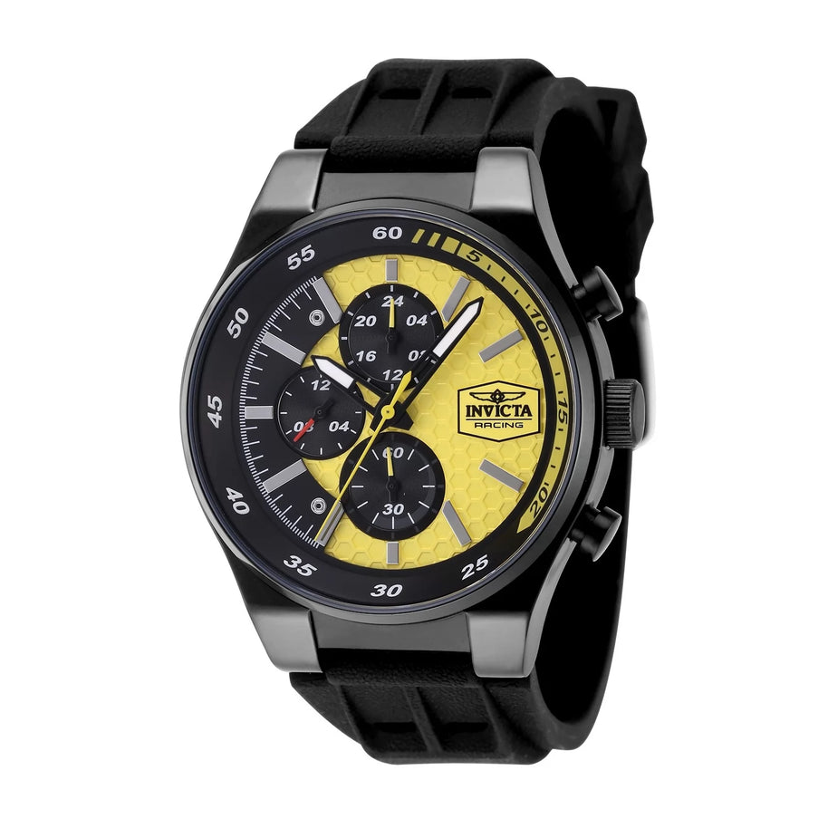 Invicta Men's 48876 Invicta Racing  Quartz Chronograph Yellow Dial Watch