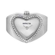 Invicta Women's 49572 Mini Quartz 2 Hand Silver Dial Ring Watch