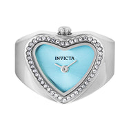 Invicta Women's 49573 Mini Quartz Light Blue Dial Ring Watch