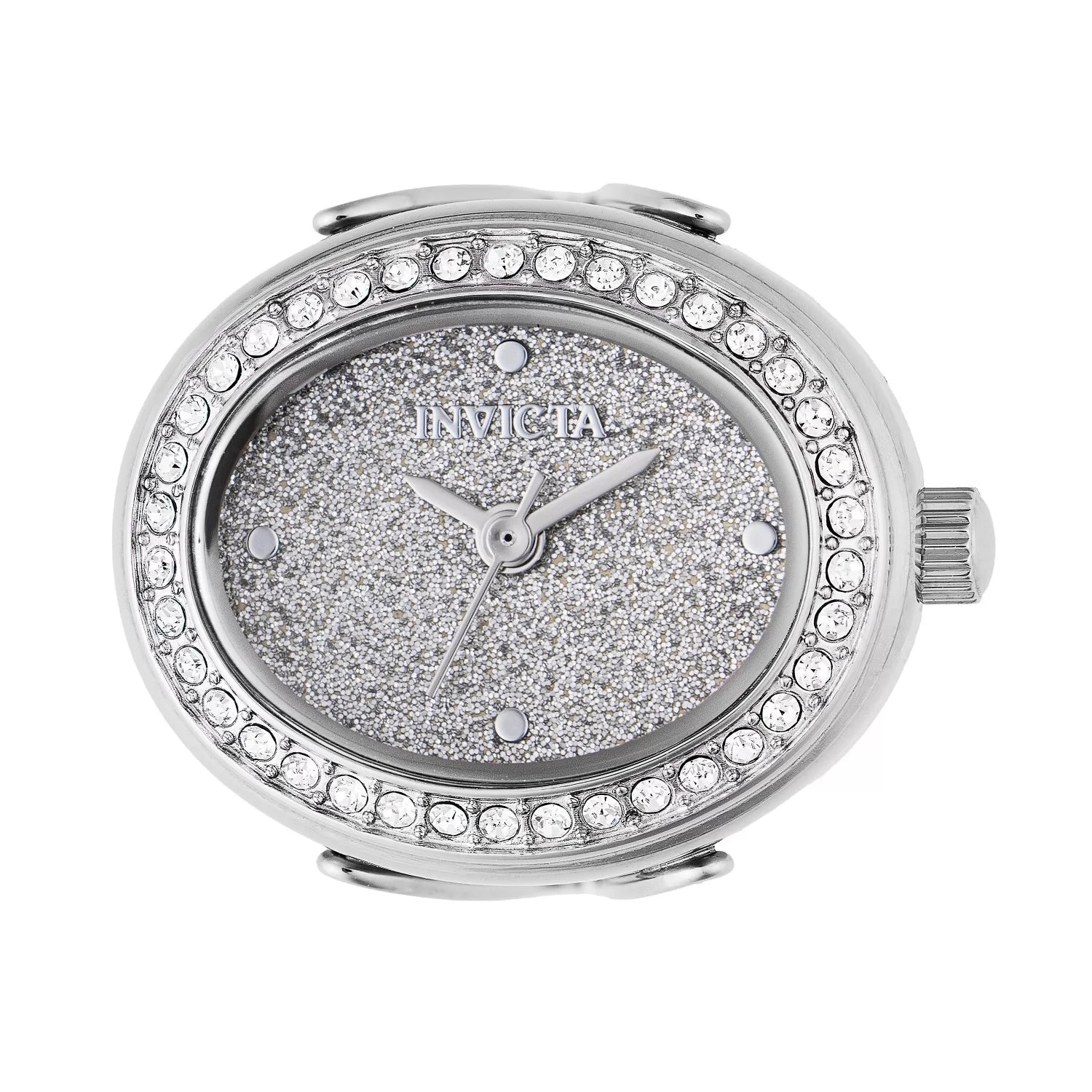 Invicta Women's 49594 Mini Quartz Silver Dial Ring Watch