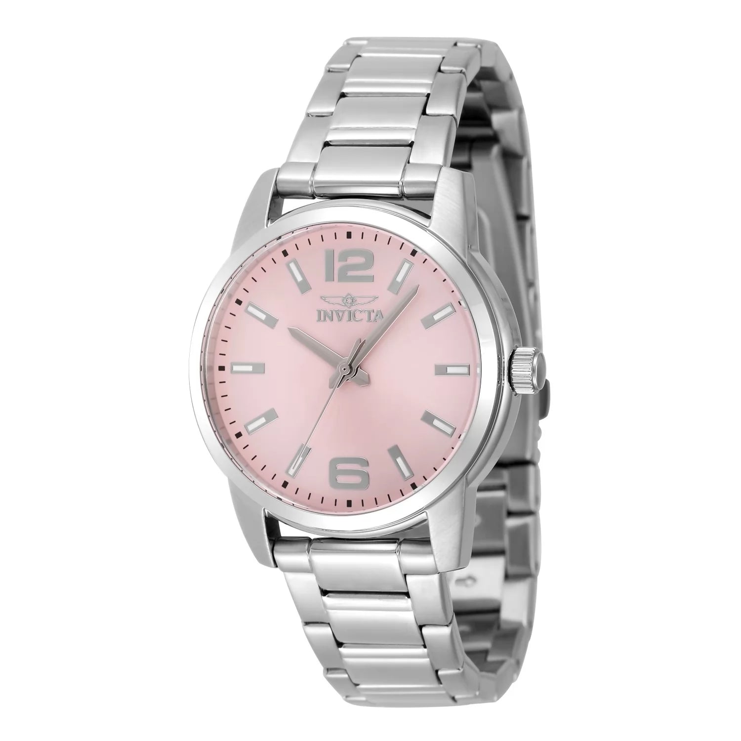 Invicta Men's 48501 Celestial Quartz 3 Hand Pink Dial Watch