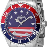 Invicta Men's 48942 Pro Diver Quartz PC21 Red, White, Blue Dial Watch