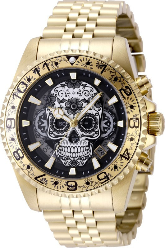 Invicta Men's 48951 Pro Diver Quartz VD53 Grey, White, Black Dial Watch