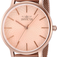 Invicta Women's 48974 Wildflower Quartz 3 Hand Rose Gold Dial Watch
