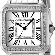 Invicta Women's 48994 Angel Quartz 3 Hand Silver Dial Watch