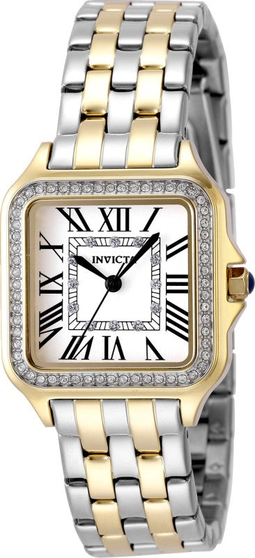 Invicta Women's 48996 Angel Quartz 3 Hand Silver Dial Watch