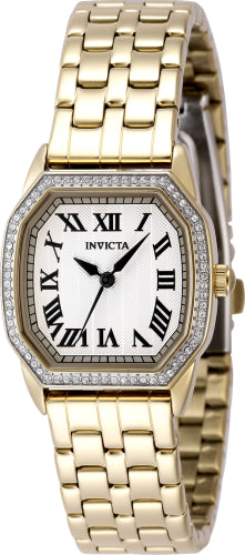 Invicta Women's 49000 Wildflower Quartz 3 Hand Silver Dial Watch