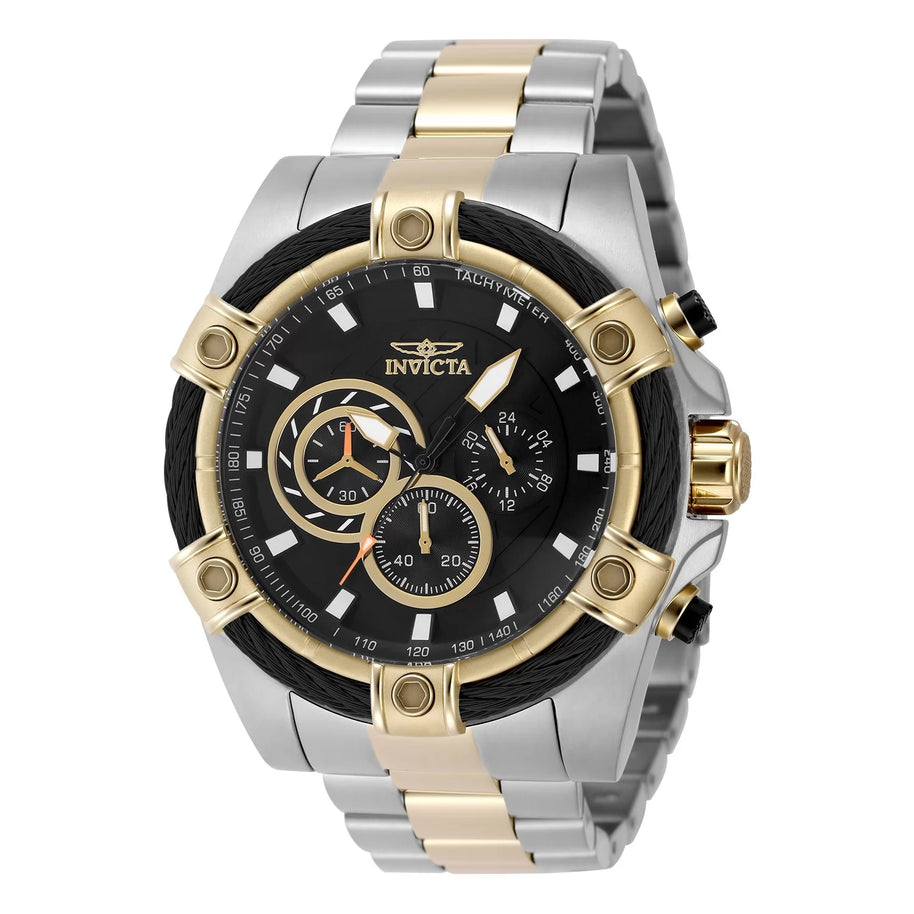 Invicta Men's 48868 Bolt Quartz VD54 Black Dial Watch