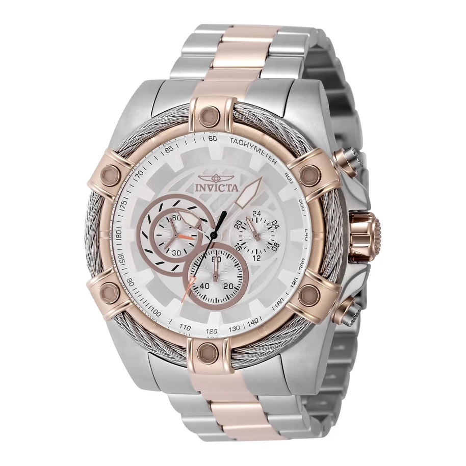 InvictaMen's 48869 Bolt Quartz VD54 Silver Dial Watch