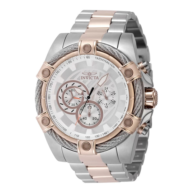 InvictaMen's 48869 Bolt Quartz VD54 Silver Dial Watch