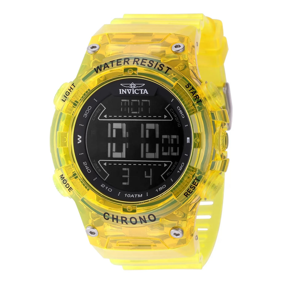 Invicta Men's 49044 Invicta Racing  Digital GMT/Alarm Black Dial Watch