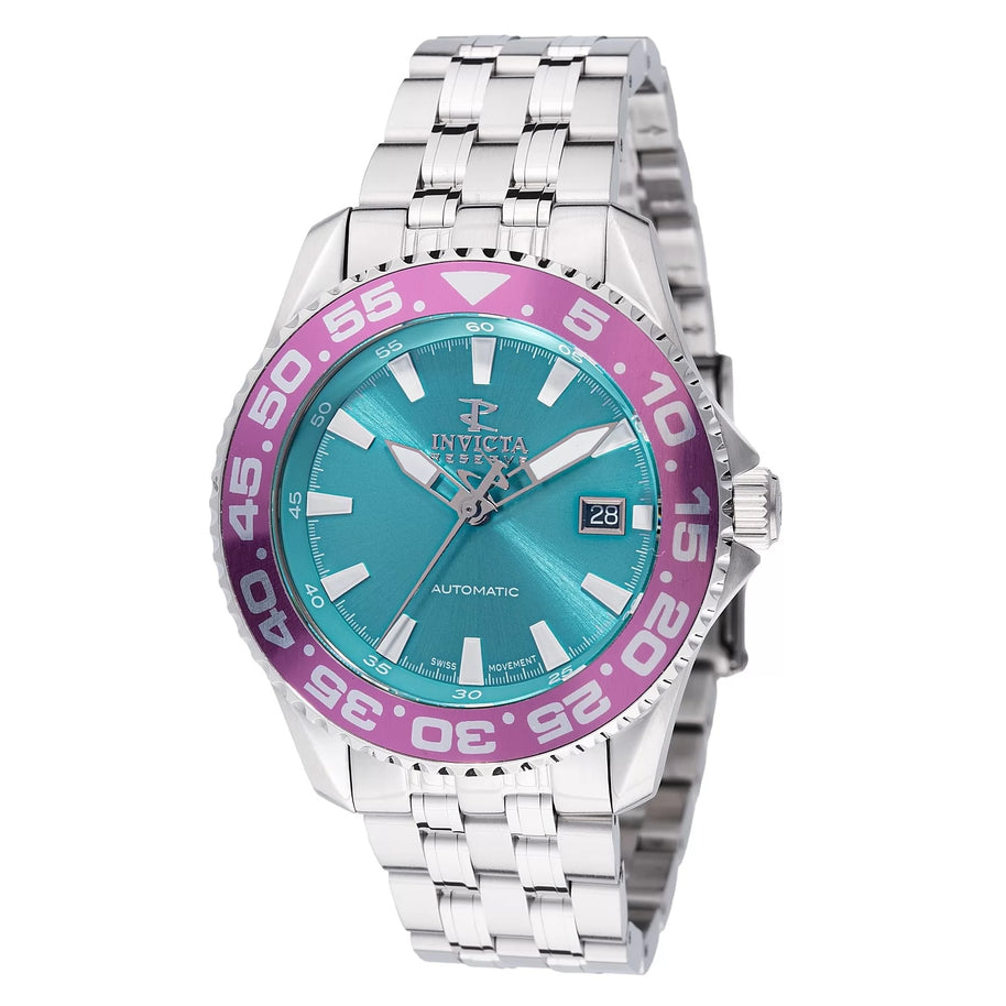 Invicta Men's 49240 Reserve Automatic 3 Hand Tiffany Blue Dial Watch