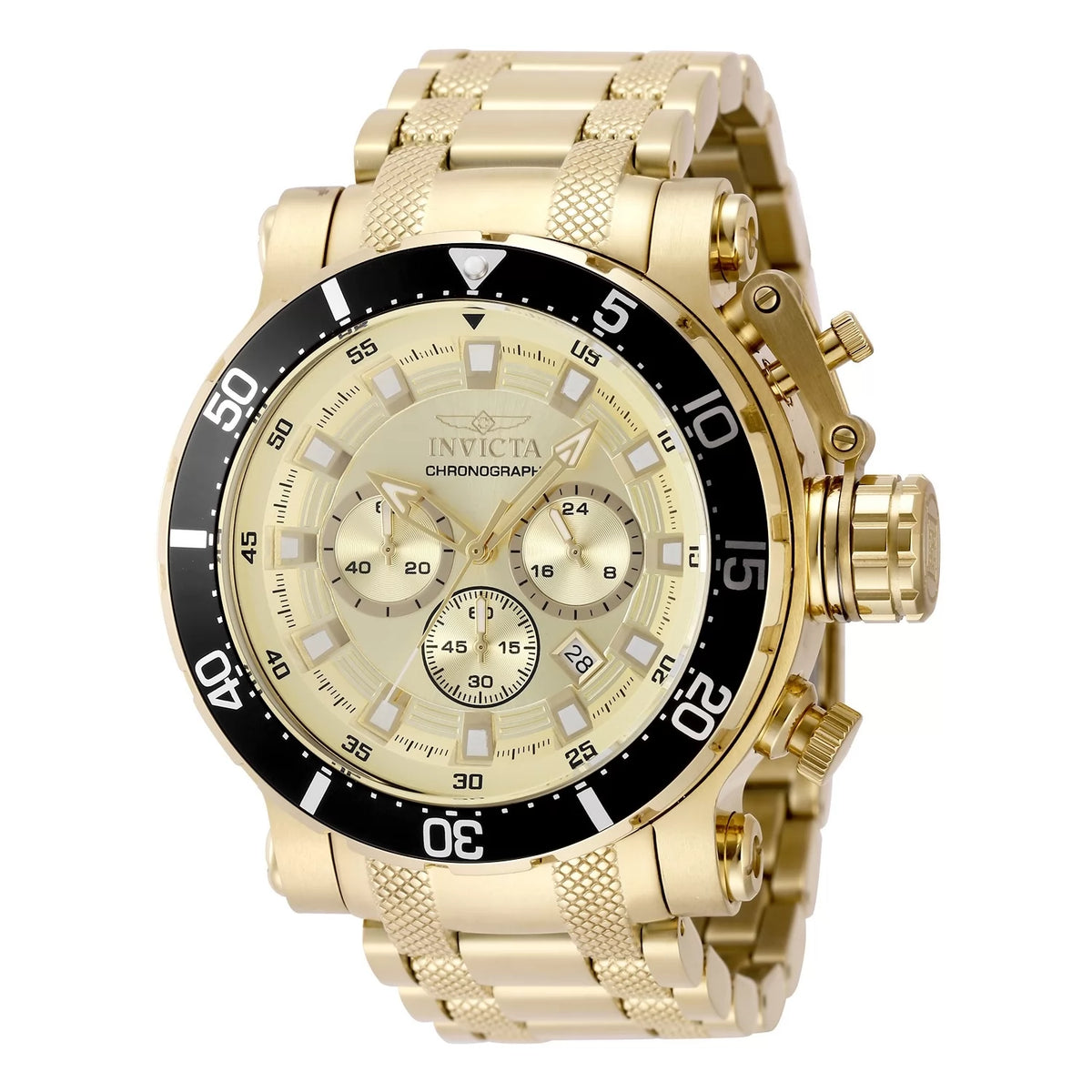 Invicta Men's 49093 Coalition Forces  Quartz Chronograph Gold Dial Watch