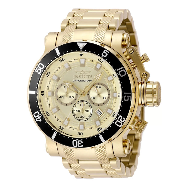 Invicta Men's 49093 Coalition Forces  Quartz Chronograph Gold Dial Watch