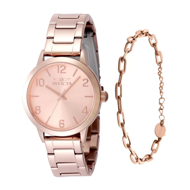 Invicta Women's 49087 Wildflower Quartz PC21J Rose Gold Dial Watch
