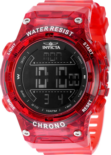Invicta Men's 49045 Invicta Racing Digital GMT/Alarm Black Dial Watch