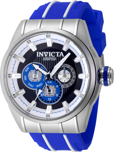 Invicta Men's 49050 Speedway Quartz Chronograph Blue, Black Dial Watch