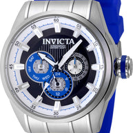 Invicta Men's 49050 Speedway Quartz Chronograph Blue, Black Dial Watch
