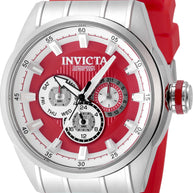 Invicta Men's 49051 Speedway Quartz Chronograph Red, White Dial Watch