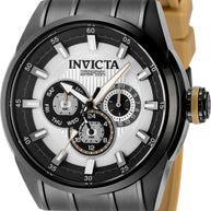 Invicta Men's 49053 Speedway Quartz Chronograph Silver, Black Dial Watch