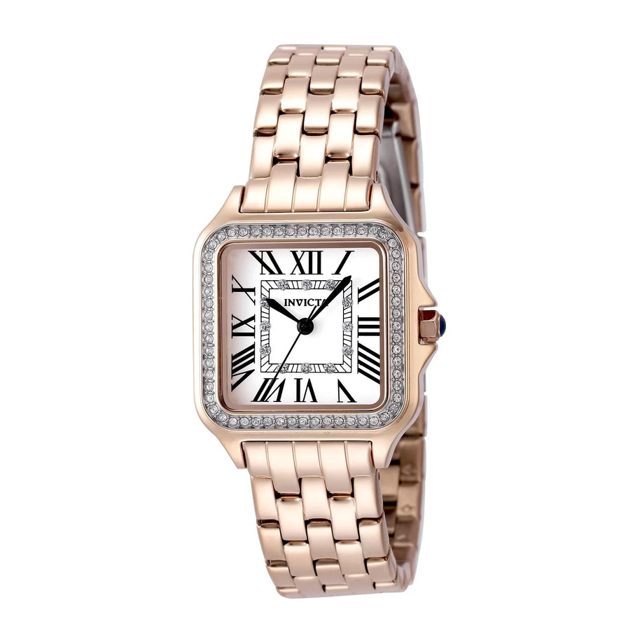 Invicta Women's 48997 Angel Quartz 3 Hand Silver Dial Watch