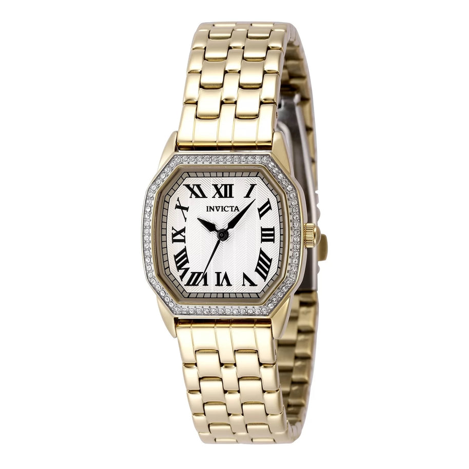 Invicta Women's 49000 Wildflower  Quartz 3 Hand Silver Dial Watch