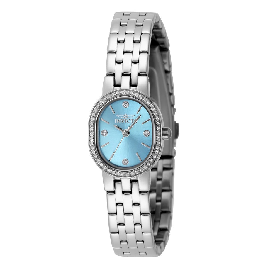 Invicta Women's 49073 Angel Quartz PC21J Light Blue, Silver Dial Watch