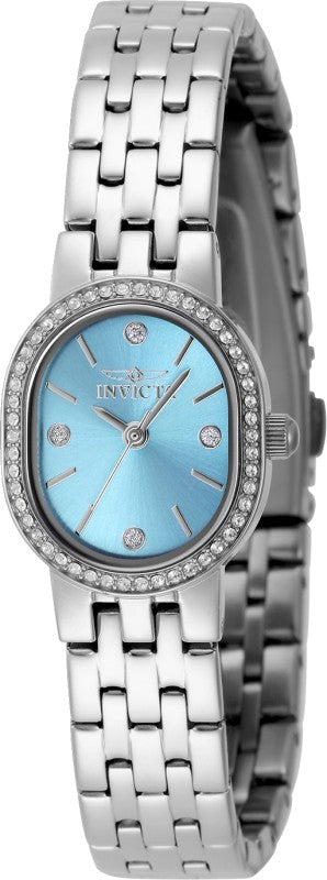 Invicta Women's 49073 Angel Quartz PC21J Light Blue, Silver Dial Watch