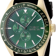 Invicta Men's 49077 Aviator Quartz VH67 Green Dial Watch