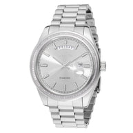 Invicta Men's 48759 Elite Diamond  Quartz 3 Hand Silver Dial Watch