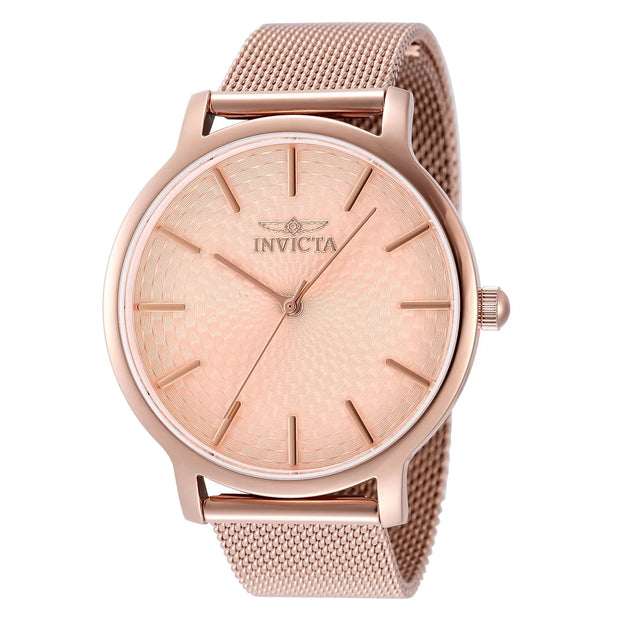 Invicta Women's 48974 Wildflower Quartz 3 Hand Rose Gold Dial Watch
