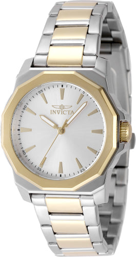 Invicta Women's 49088 Speedway Quartz 3 Hand Silver Dial Watch