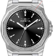 Invicta Men's 49103 Speedway Quartz 3 Hand Black Dial Watch