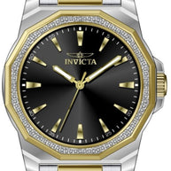 Invicta Men's 49105 Speedway Quartz 3 Hand Black Dial Watch