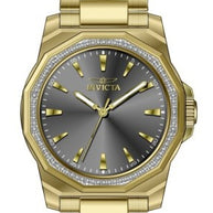 Invicta Women's 49114 Speedway Quartz 3 Hand Charcoal Dial Watch