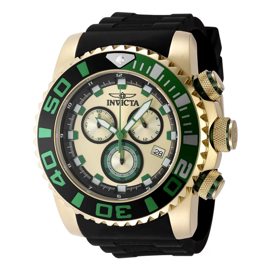 Invicta Women's 48987 Sea Hunter Quartz Chronograph Gold Dial Watch